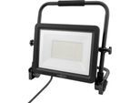 ANSMANN FL100W-AC LED Arbeitsstrahler, 12.000 Lumen, 100 W SMD LEDs, IP65, Stoßfest, Verstellbar, mit Tragegriff, schwarz