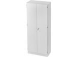 Aktenschrank, 5 OH, abschließbar, B 800 x T 420 x H 2004 mm, lichtgrau