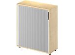 Schäfer Shop Genius Querrollladenschrank TETRIS WOOD, 3 OH, B 1000 mm, Höhe inkl. Gleiter, Ahorn-Dekor