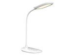 meet by Paperflow LEON LED-Tischleuchte weiß, 800 lm (1000 Lux), flexibler Arm, 3-Farben-CCT-Modus