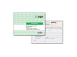 sigel® Quittung RC021, DIN A6 quer, 100 Blatt, Recyclingpapier mit Sicherheitsdruck