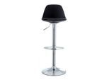 Barhocker Paperflow Bobba, PP-Sitz mit Sitzkissen, höhenverst., 360° drehbar, H 590-710 mm, schwarz, 2er-Set