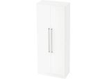 Aktenschrank TARVIS, mit Griff ohne Schloss, 5 Ordnerhöhen, B 800 x T 420 x H 2004 mm, weiß