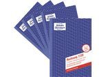 Rechnung Avery Zweckform 1730-5, Format A5, 5 Bücher mit jeweils 2 x 40 Blatt, FSC®-Papier, weiß/gelb