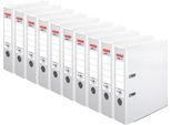 herlitz Ordner maX.file protect plus, DIN A4, Rückenbreite 80 mm, 10 Stück, weiß