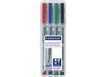 Folienschreiber Universalstift, M, WL, sortiert, 4er-Set