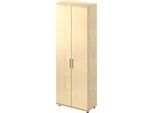 Schäfer Shop Genius Garderobenschrank TETRIS WOOD, 6 OH, H 2270 mm, Höhe inkl. Gleiter, Ahorn-Dekor