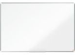 Whiteboard Nobo Premium Plus, magnethaftend, mit Ablageschale, B 1500 x H 1000 mm, emailliert, weiß, inkl. Boardmarker