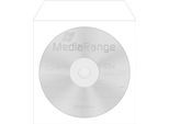CD-/DVD-Papierhüllen, wiederverschließbar, Sichtfenster, weiß, 50 Stück