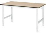Arbeitstisch, MDF-Platte, B 1500 x T 800 x H 760-1080 mm