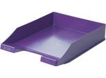 Ablagekorb HAN Klassik, für Format A4/C4, mit Beschriftungsfeld, stapelbar, B 255 x T 348 x H 65 mm, Kunststoff, lila, 10 Stück