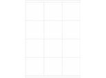 Schäfer Shop Select Universal-Etiketten, 70,0 x 70,0 mm = 3,5" Disk, Permanentkleber, 1200 Stück