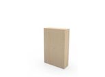 Schäfer Shop Genius Flügeltürenschrank TETRIS WALL, 5 Ordnerhöhen, Türanschlag rechts, B 1200 x T 440 x H 1880 mm, Ahorn-Dekor