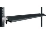 Manuflex Neigbare Ablagekonsole, für Reihe Universal oder Profi, Nutztiefe 195 mm, für Tischbreite 1750 mm, anthrazit