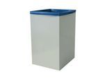 Wertstoffsammler, Volumen 54 l, mit Inneneimer, Stahl verzinkt, B 340 x T 380 x H 650 mm, rot