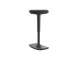 Nowy Styl Stehhocker Timmi, Polyurethanschaum-Polster, Anti-Rutsch, Höhenverstellung, H 515-745 mm, schwarz/anthrazit