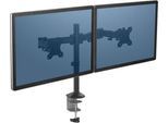 Dual Monitorarm Fellowes Reflex, bis 32" Breite, VESA, dreh-/schwenk-/neigbar, höhen- & tiefenverstellbar, schwarz