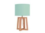 meet by Paperflow Beker 144218 Tischleuchte Salbei, Textil/Holz,E14