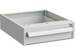 Unterbau-Container für Arbeitstische, Zentralverschluss, mit ESD-Schutz, B 450 x T 520 mm, 1 Schublade