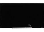 Glastafel Nobo Diamond, magnethaftend, aneinander montierbar, schwarz, 680 x 380