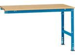 Manuflex Ansatztisch UNIVERSAL Standard, Tischplatte Multiplex, 1500x1000, lichtblau