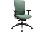 Topstar Bürostuhl Sitness AirWork G, Sandwich-Polsterung, 3D-Flachsitz, Synchronmechanik, höhenverstellbare Lordosenstütze, AGR-zertifiziert, mint grün