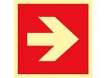 Schild Richtungspfeil, Kunststoff