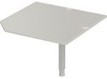 Schäfer Shop Select Verkettungsplatte PLANOVA ERGOSTYLE, CAD, B 1000, Fuß, lichtgrau