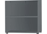 Schäfer Shop Select Regal, B 800 x T 420 x H 788 mm, 2 OH & 1 Fachboden, graphit