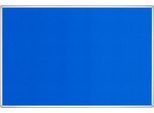 Franken Pinnwandtafel PRO, Filz, Wandmontage im Hoch- & Querformat, Aluminiumrahmen, blau, 1800 x 1200 mm