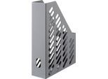 Stehsammler KARMA, DIN A4/C4, 100% Recyclingmaterial, B 76 x T 246 x H 315 mm, H vorne: 148 mm, grau