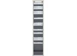 Karten-Sortiertafeln Eichner 9219 Serie, 1 – bis 3-reihig lieferbar, 1-spaltig, H 1350 x B 260 mm