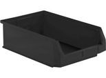Sichtlagerkasten LF 532, ESD-leitfähig, schwarz, Außenmaße L 500 x B 312 x H 200 mm, Inhalt 23,5 L