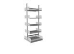 Variabo Freiarmregal, Grundfeld, doppelseitig, 250 mm Fachtiefe, 750 x 2000 mm