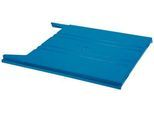 Ablagefach Eichner Flat, für Wandsortierer, Füllhöhe 9 mm, B 240 x T 15 x H 302 mm, blau