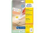AVERY Zweckform Universal-Etiketten, 63,5 x 38,1 mm, wiederablösbar, 525 + 105 Stück