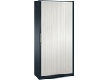 Rollladenschrank ASISTO C 3000, 5 Ordnerhöhen, B 1000 mm, anthrazit/weiß