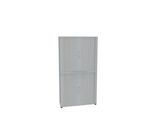 Querrollladenschrank, zweiteilig, B 1200 mm, 6 OH, lichtgrau