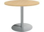 Schäfer Shop Select Tisch mit Tellerfuß, ø 1000 x H 717 mm, Buche