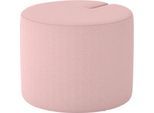 Nowy Styl Sitzpouf Tri.Ply S, modular, Blazer-Stoff, ø 55 cm, rosa
