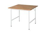 RAU Arbeitstisch, Buche-Platte, 1000 x 800 x 800-850 mm