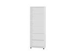 Schäfer Shop Select Regal, B 800 x T 420 x H 2240 mm, 6 OH & 5 Fachböden, lichtgrau