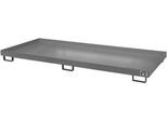 Regalwanne Typ RW/RW 3300-1, ohne Gitterrost, grau RAL7005