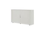 Rollladenschrank, 3 OH, 1teilig, mit Mitteltrennwand, B 1800 mm, silber