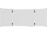 Klapptafel Legamaster UNITE PLUS, magnetisch, 5 Schreibflächen, B 1200/2400 x T 13,4 x H 900 mm, emaillierter Keramikstahl, weiß