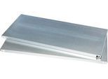 Schäfer Shop Select Fachböden, für Materialschränke ohne Mitteltrennwand & mit B 950 mm, bis 50 kg, B 950 x T 600 mm, verzinkter Stahl, silber