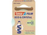 tesafilm® eco & crystal Klebeband, transparent, reißfest, L 10 m x B 19 mm, 1 Rolle
