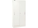 Schäfer Shop Select Schiebetürenschrank, 5 Ordnerhöhen, B 1200 mm, weiß RAL 9003