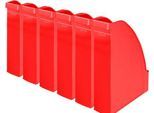 LEITZ® Stehsammler 2476, Rückenbreite 70 mm, Polystyrol, 6 Stück, rot