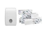 Sparset Kleenex® Falthandtücher Ultra Interfold 6789, 2 x 2790 Blatt + 1 x Kimberly-Clark® Handtuchspender Aquarius 6945 gratis